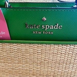 Kate Spade New York Staci straw small crossbody